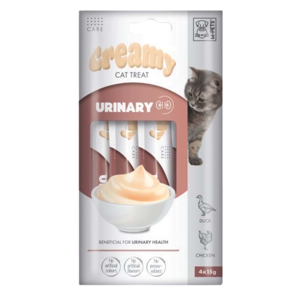 M-Pets Urinary Fonksiyonel Creamy Kedi Ödülü 4x15gr
