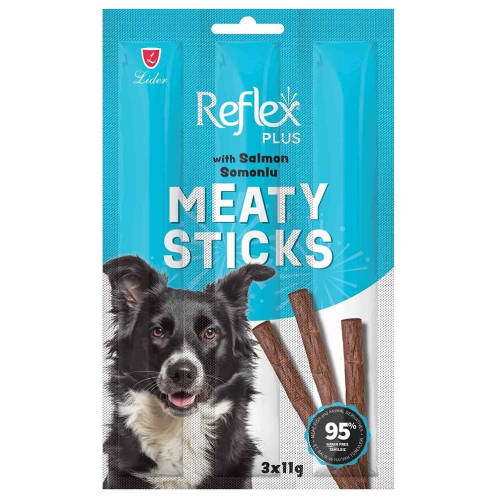 Reflex Plus Somonlu Çubuk Yetişkin Köpek Ödül Maması 3lü